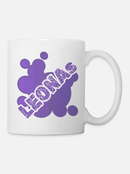 Leonas als Tier - Tasse - Weiß