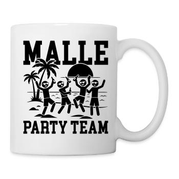 Malle Party Team Holiday - Mug - white - Right
