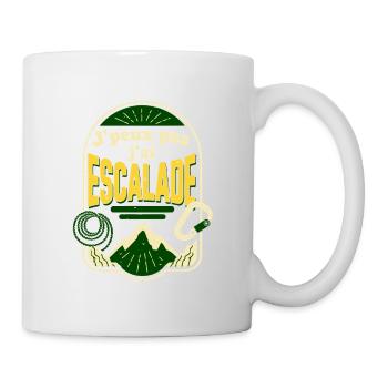 J'peux pas j'ai escalade - Mug blanc - blanc - Droite