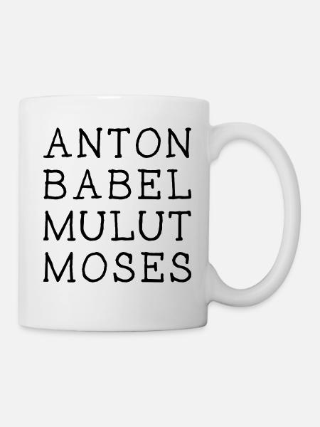 ANTON BABEL MULUT MOSES - Spell - Mug - white