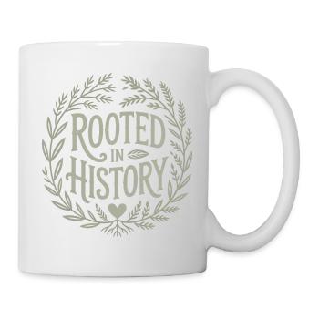 Rooted in History Emblem - Mug - white - Right