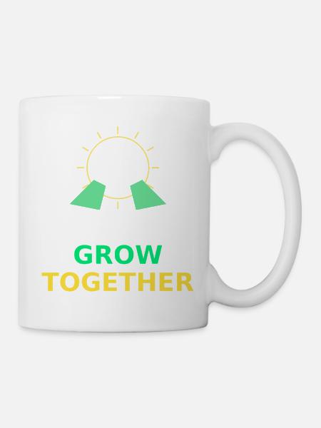 Grow Together Sun Symbol - Mug - white
