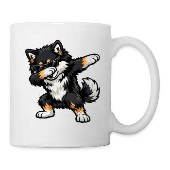 Dabbing Finnischer Lapphund - Tasse - Weiß - Rechts