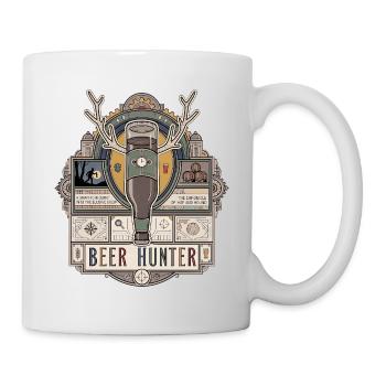 Blason de Beer Hunter Quest - Mug blanc - blanc - Droite