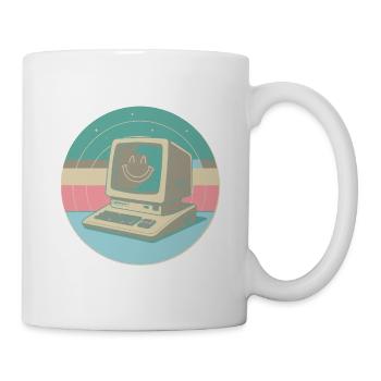 Retro PC Pastel Smile - Mug - white - Right