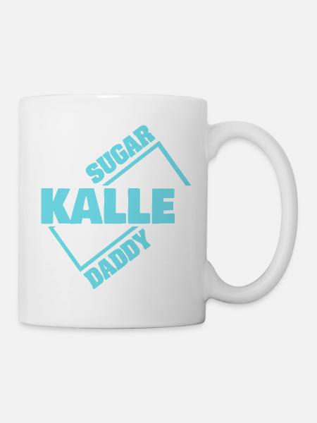 Sugar Kalle Daddy Logo - Tasse - Weiß