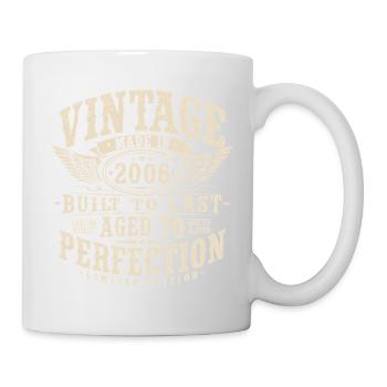 Vintage 2006 Vintage Birthday Gift Retro - Mug - white - Right