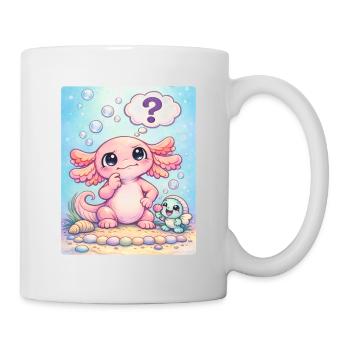 Axolotl - Tasse - Weiß - Rechts