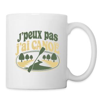 J'peux pas j'ai CANOË - Mug blanc - blanc - Droite