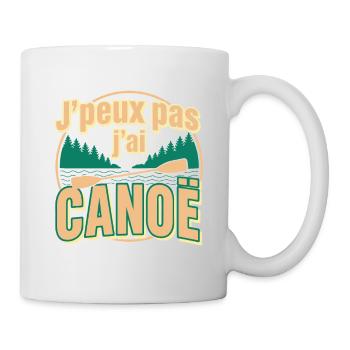 J'peux pas j'ai CANOE - Mug blanc - blanc - Droite