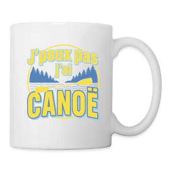 J'peux pas j'ai CANOE - Mug blanc - blanc - Droite