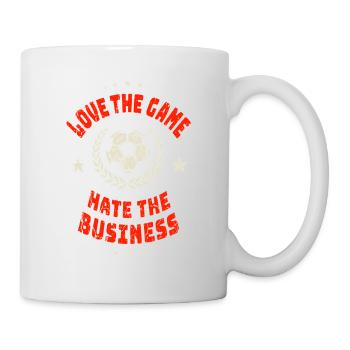 Déclaration du fan-shirt Fußball Football Soccer Love - Mug blanc - blanc - Droite