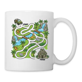 Jungle Safari Maze - Mug - white - Right