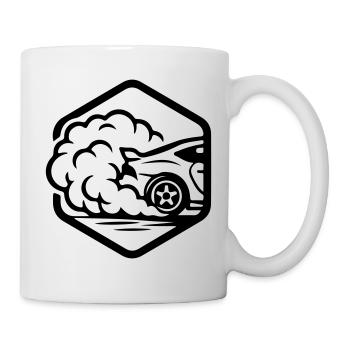 Vitesse automatique de l’essence - Mug blanc - blanc - Droite