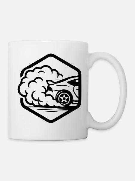 Auto Gas Speed - Tasse - Weiß