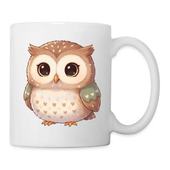 Eule - Tasse - Weiß - Rechts