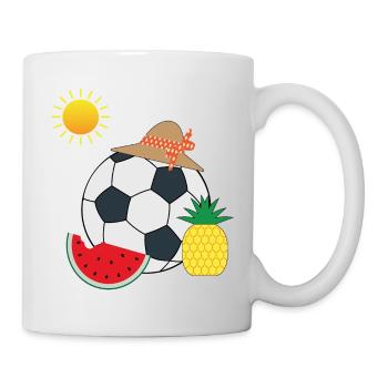 Summer Sun Football - Mug - white - Right