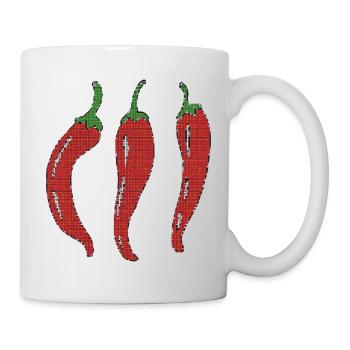 Mosaic Chili Trio - Mug - white - Right