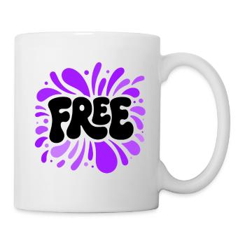 Free Splash Purple - Mug - white - Right