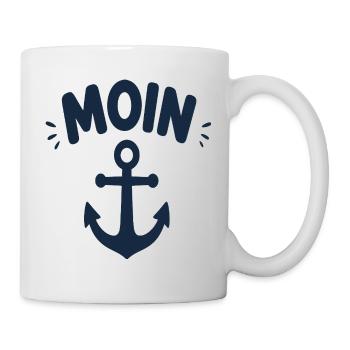 Anker Moin: Verspielter Wortanker - Tasse - Weiß - Rechts