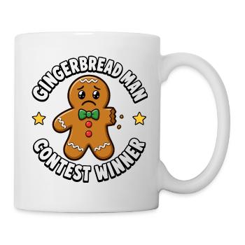 Lauréat du concours Gingerbread Man, Funny B - Mug blanc - blanc - Droite