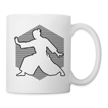 Cadeau d’autodéfense pour un élève d’Aïkido - Mug blanc - blanc - Droite