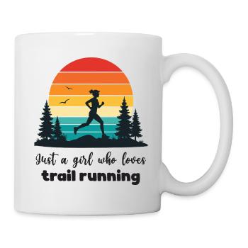 Just a Girl Who Loves Trail Running - Mug - white - Right