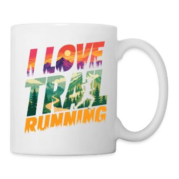 I Love Trail Running - Mug - white - Right