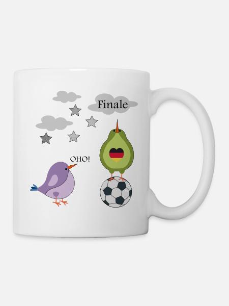Fußball - Tasse - Weiß