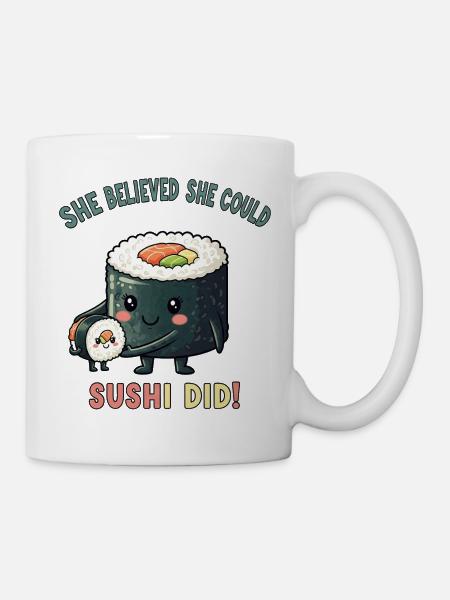 Sushi - Tasse - Weiß