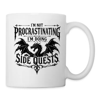 Gothic Dragon | Fun Gamer Fantasy Design - Mug - white - Right