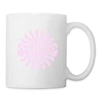 Sonnenschein Sonnenschein knallrosa - Tasse - Weiß - Rechts