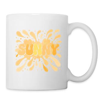 Summer Splash Glow - Tasse - Weiß - Rechts