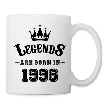 Légendes nées à - Mug blanc - blanc - Droite