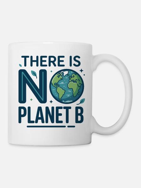 Il n’existe pas de protection environnementale de la planète B Terre - Mug blanc - blanc