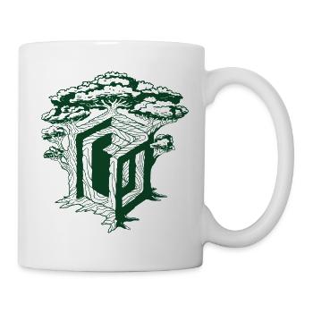 CUBE TREE - Mug - white - Right
