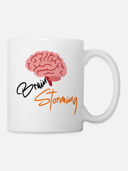 Brainstorming - Mug blanc - blanc