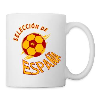 Spanien Fußball Krone Emblem - Tasse - Weiß - Rechts