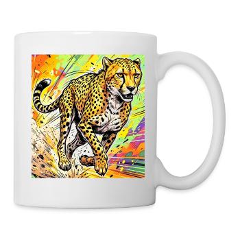 Gepard - Tasse - Weiß - Rechts