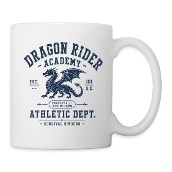 Département d’athlétisme de l’Académie des Cavaliers de Dragon Vintage - Mug blanc - blanc - Droite