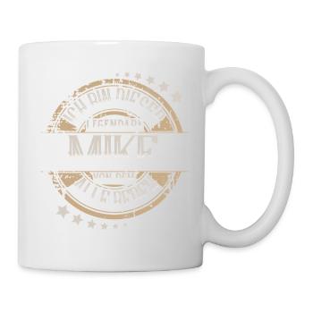 Mike - Tasse - Weiß - Rechts
