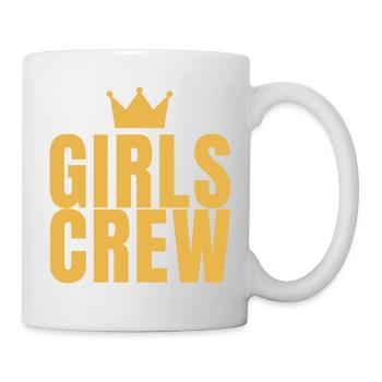 Fête de groupe de petites amies de l’équipe Girls Crew Maedels - Mug blanc - blanc - Droite