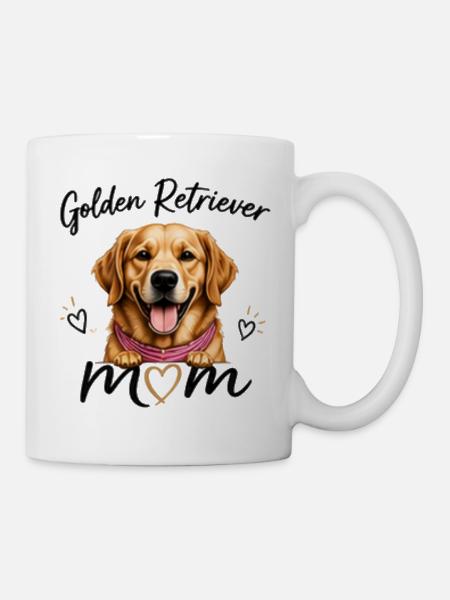 Golden Retriever Mom – Gift for Fans - Mug - white