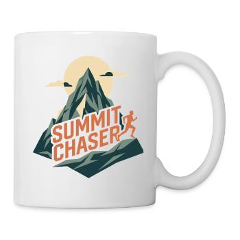 Trail Running - Poursuiveur de sommet - Mug blanc - blanc - Droite