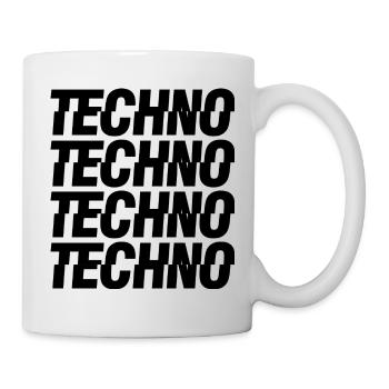 Techno  - Mug - white - Right