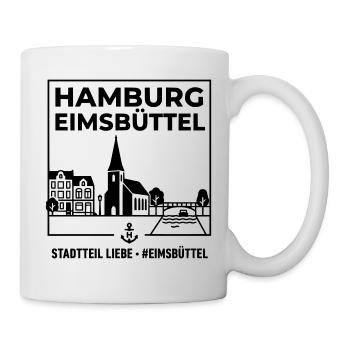 Hamburg Eimsbüttel - Tasse - Weiß - Rechts