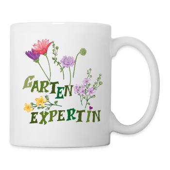 Gartenexpertin  - Tasse - Weiß - Rechts