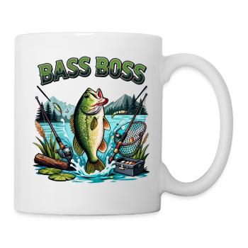Bass Angler Dominance - Mug - white - Right