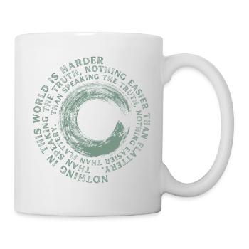 Nothing In This World Is Harder Dostoevsky Quote - Mug - white - Right