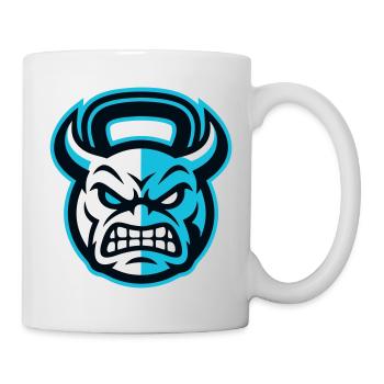 Kettlebell Monster Icon - Mug - white - Right